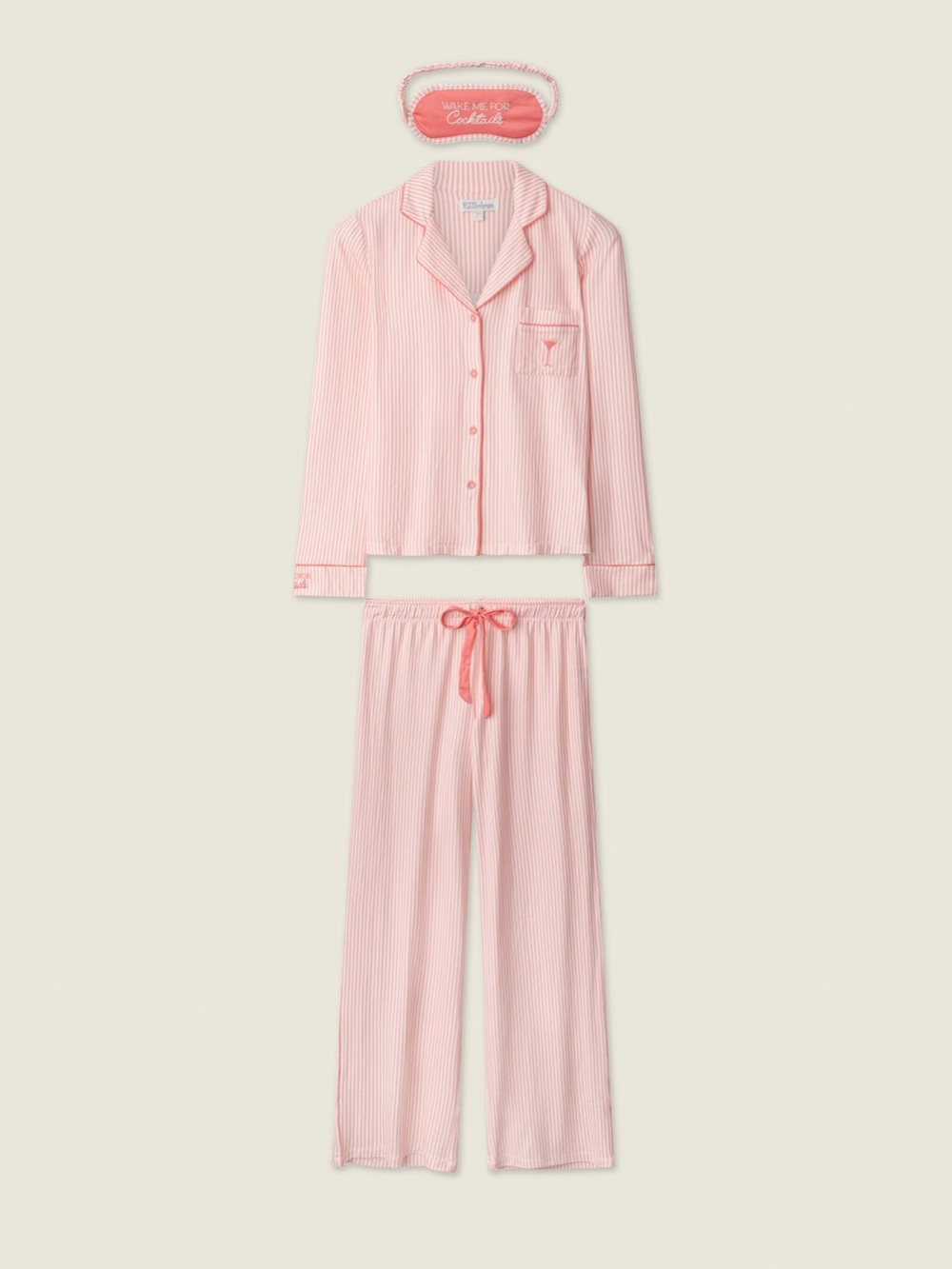 PJ Salvage Pink Stripes 3-Piece PJ Set (NEW WITH TAGS!)